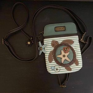 teal seaturtle chala brand bag